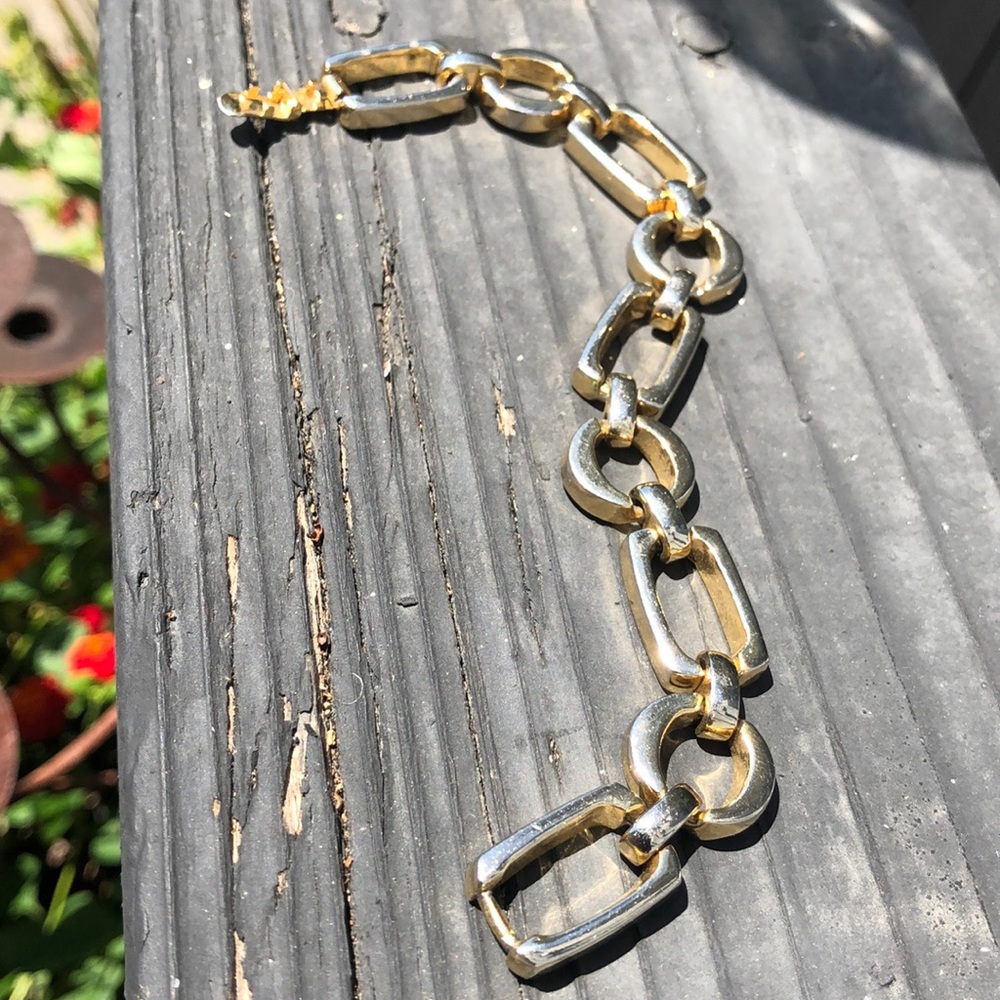 Chunky horsebit style bracelet. Vintage